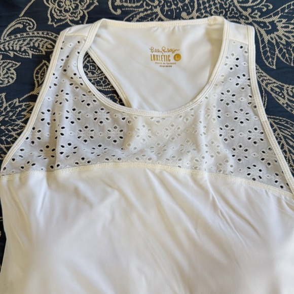 NWT LILLY PULTIZER LUXLETICS VANTi BRA TANK - LARGE - Picture 2 of 8